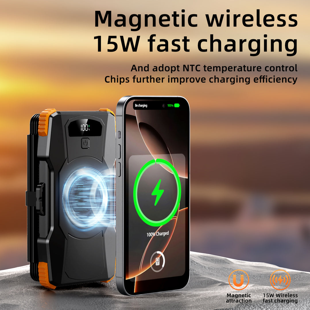 High-performance solar power bank with integrated LED lighting Kalsten