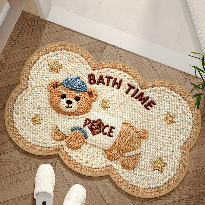 Adorable Dog-Themed Area Mat Kalsten
