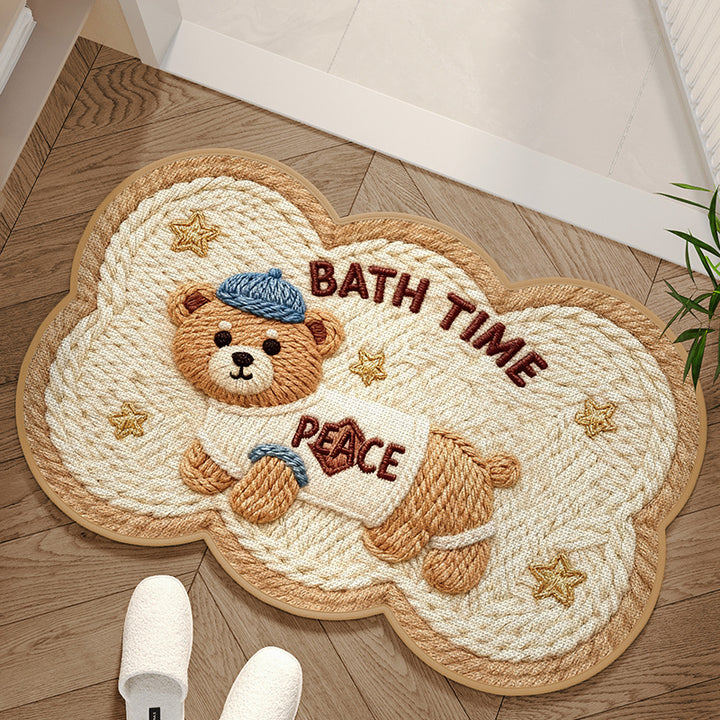 Adorable Dog-Themed Area Mat Kalsten