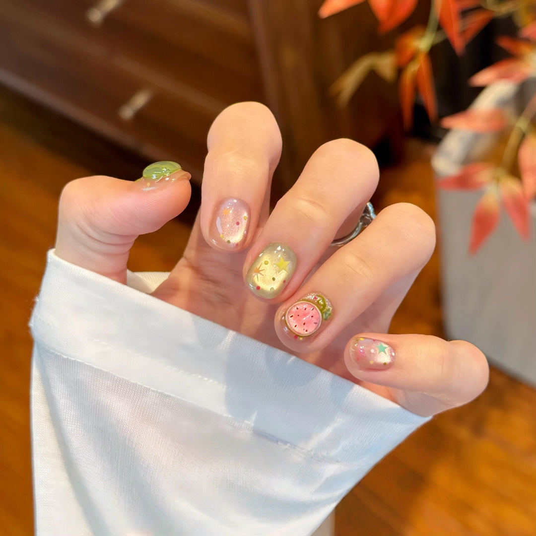 Creative Craft Nails in Playful Fruit Design Kalsten