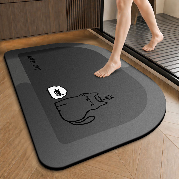 Cartoon-Themed Non-Slip Bath Rug