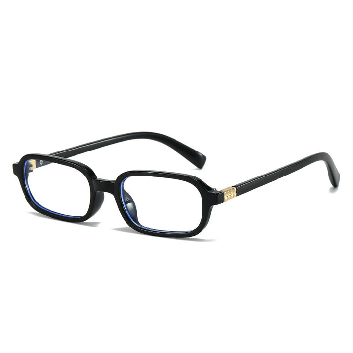 Chic Flat Lens Sunglasses with Decorative Metal Details Kalsten