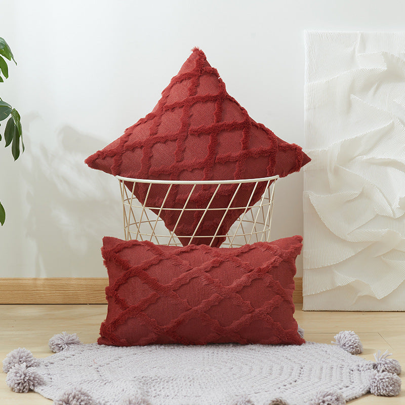 Textured Cozy Decorative Throw Pillow
