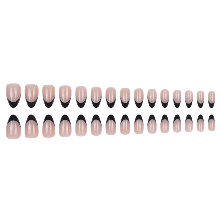 Elegant French Tip Nail Art Extensions Kalsten