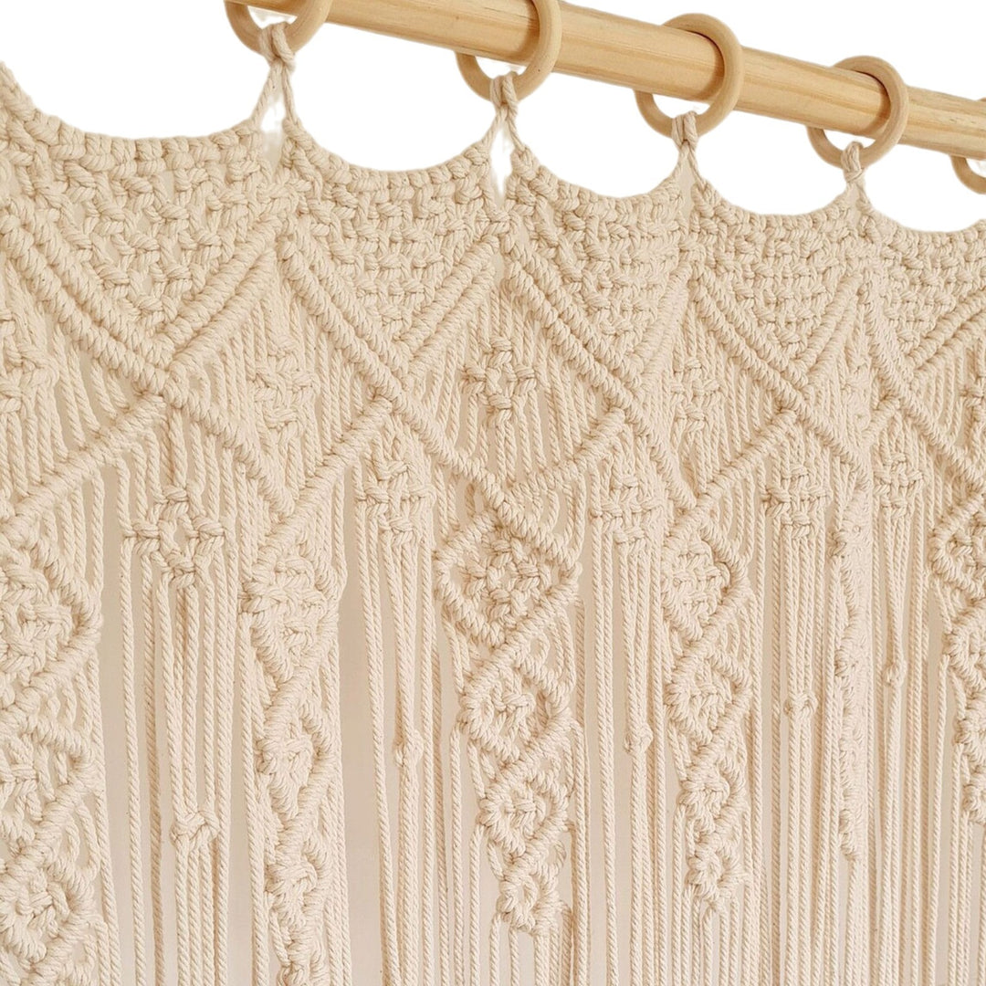 Macrame Room Divider Curtain Kalsten