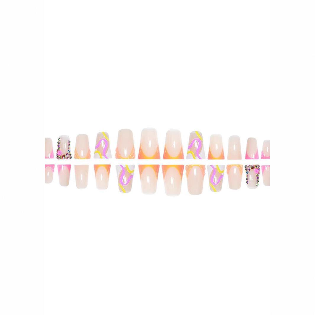 Women’s Decorative Acrylic Press-On Nail Extensions Kalsten
