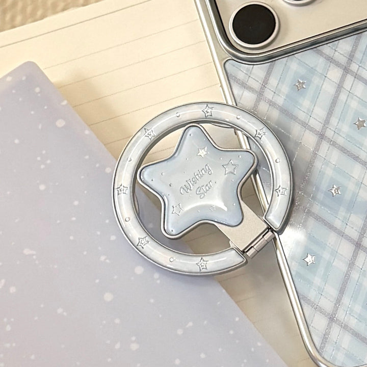 Playful smartphone finger holder in star design Kalsten