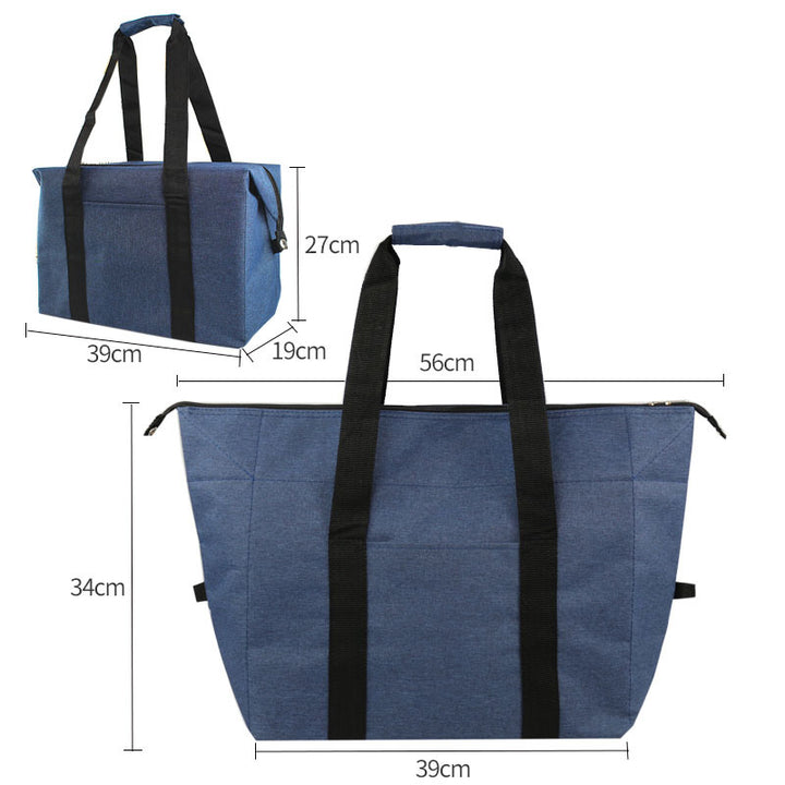 Insulated Multi-Compartment Cooler Tote