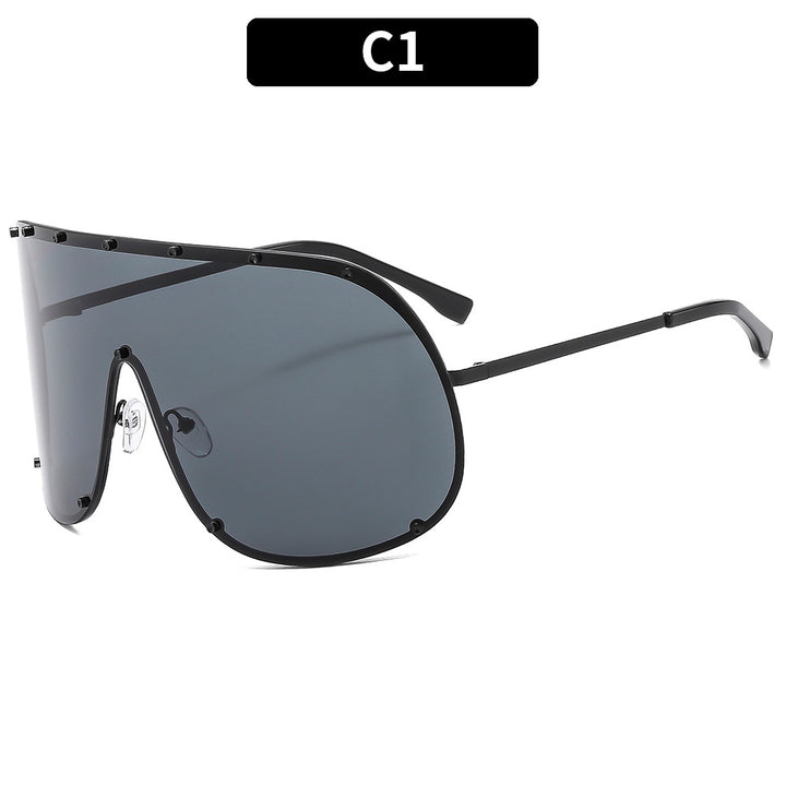 Oversized Shield Sunglasses Statement Style