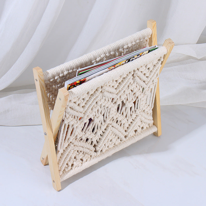 Macrame Magazine Rack Kalsten