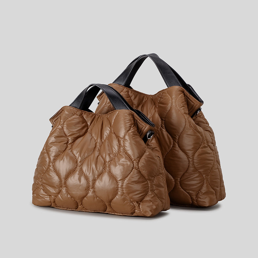 Puffed Quilted Tote