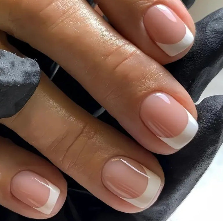 Chic French Tip Nail Enhancements Kalsten