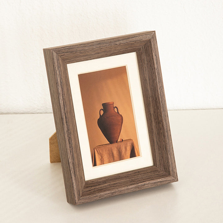 Rustic Wooden Photo Display Frame for Home