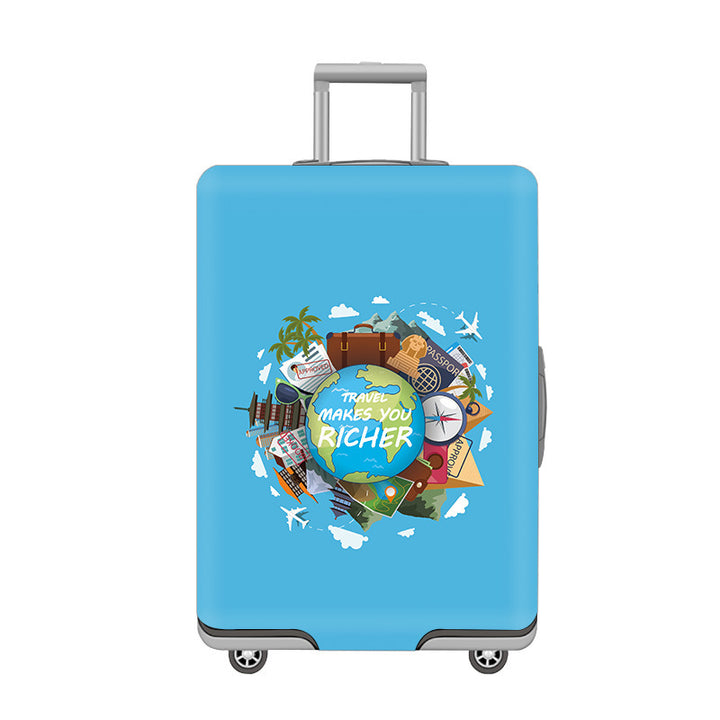 Women's hard-shell suitcase with playful cat design Kalsten
