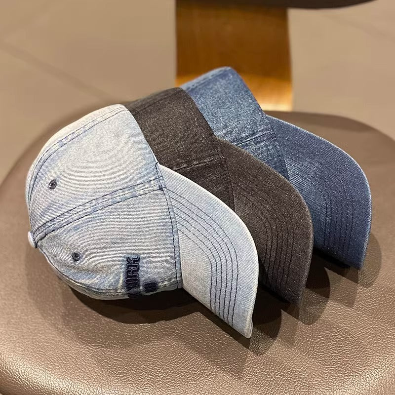 Women's Vintage-Inspired Denim Baseball Cap Kalsten
