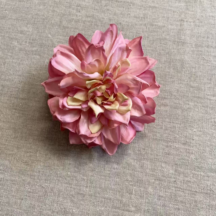Lifelike Floral Hair Brooch