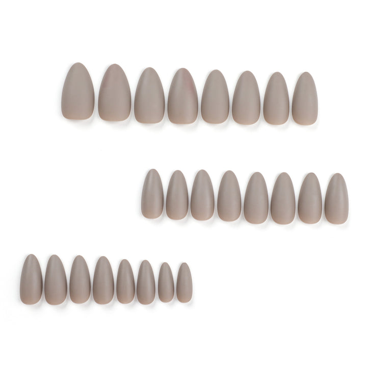 Artful stiletto nails in matte design Kalsten