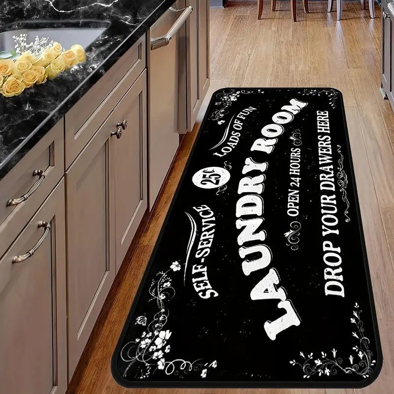Vintage Laundry Room Mat
