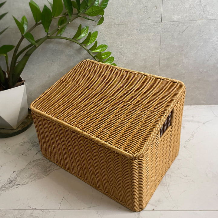 Handwoven Rectangular Storage Basket Kalsten