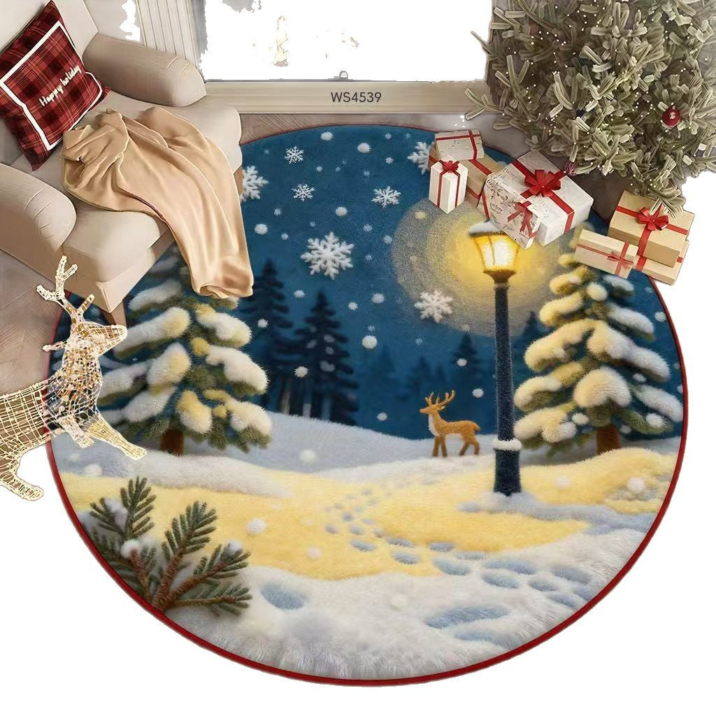 Festive Christmas-Themed Area Rug Kalsten