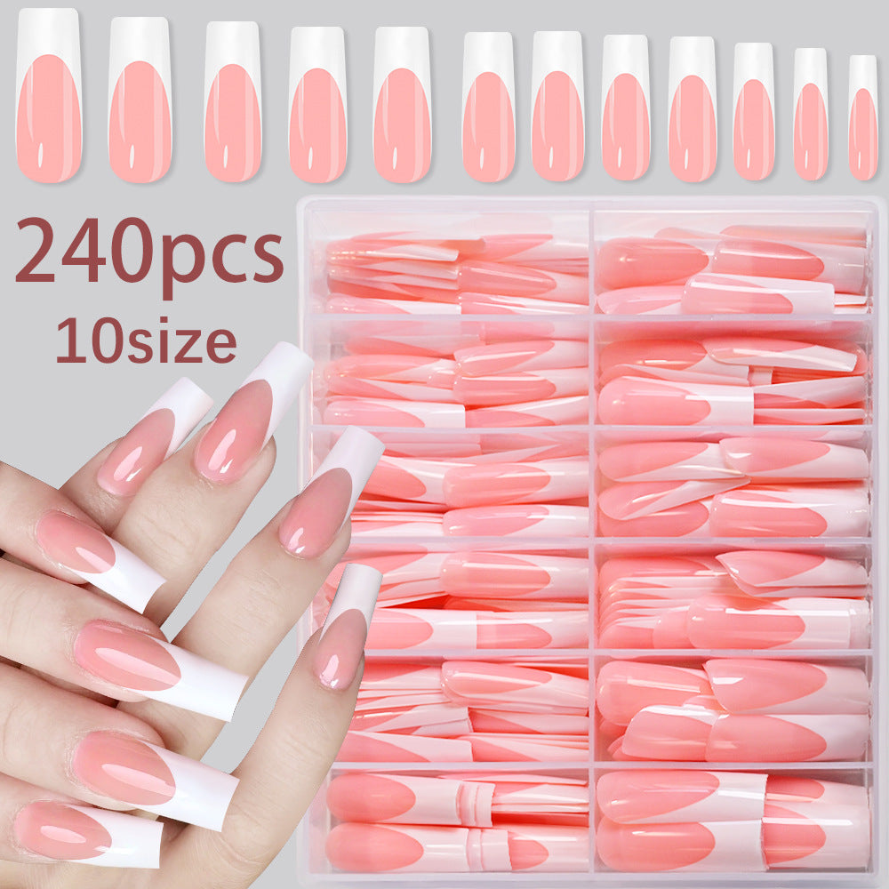 Premium French Tip Press-On Nail Kit Kalsten