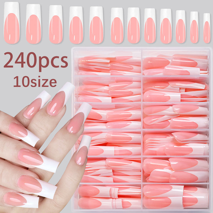 Premium French Tip Press-On Nail Kit Kalsten