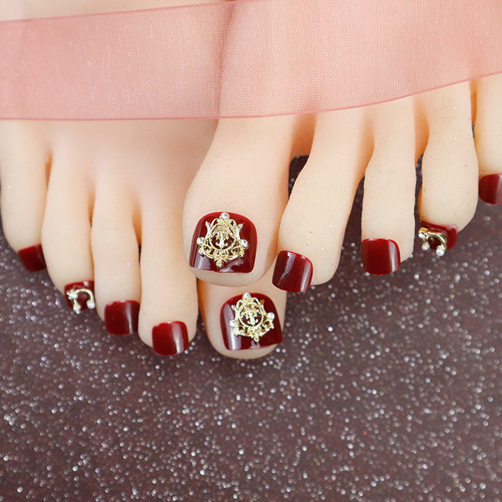 Decorative Press-On Toenails