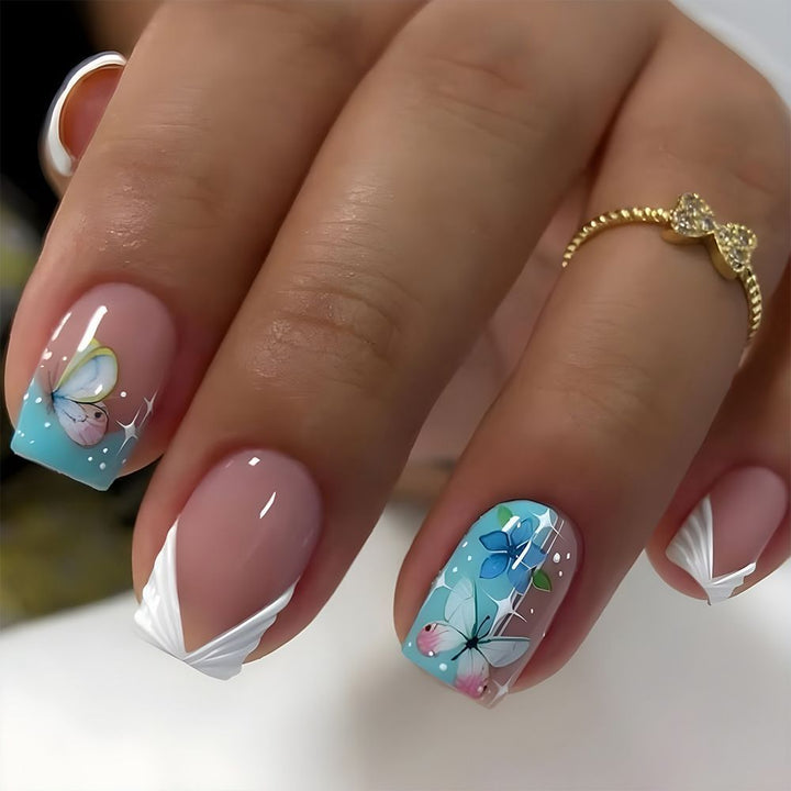 Floral Gradient Nail Art Design Kit Kalsten