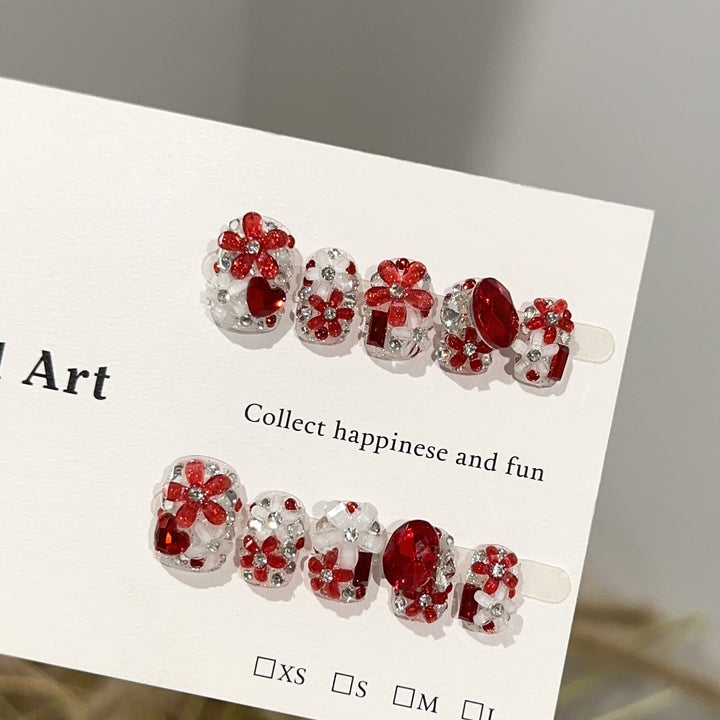 Decorative Floral-Themed Hair Clips