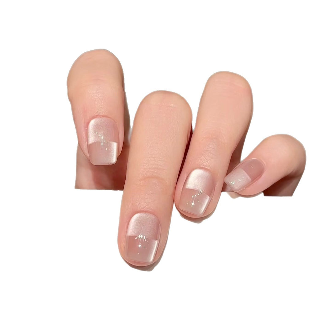 Elegant French Tip Design Press-On Nail Set Kalsten