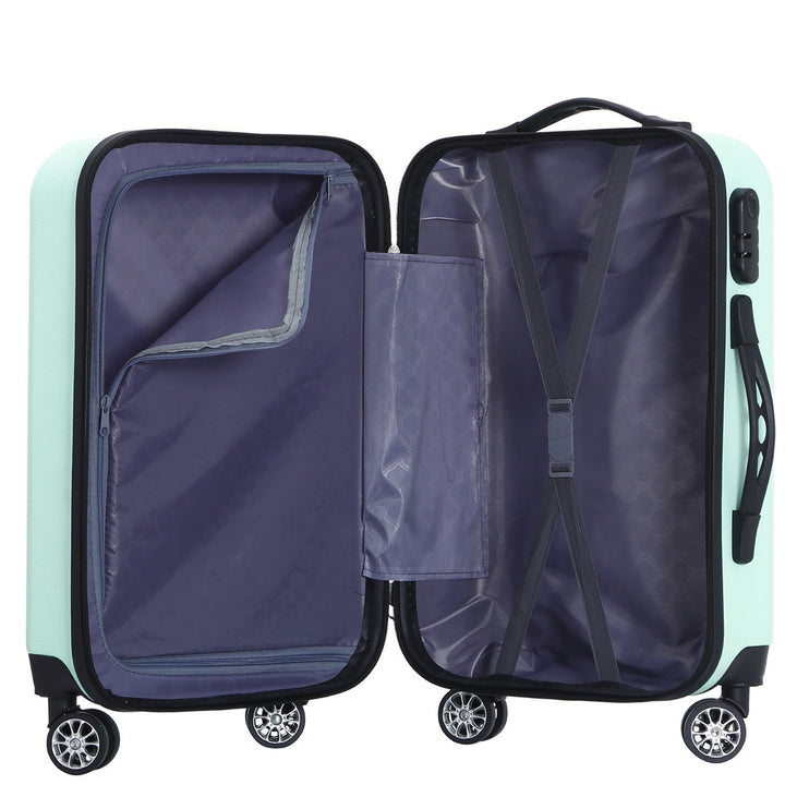 Unisex Quilted Hard Shell Carry-On Suitcase Kalsten