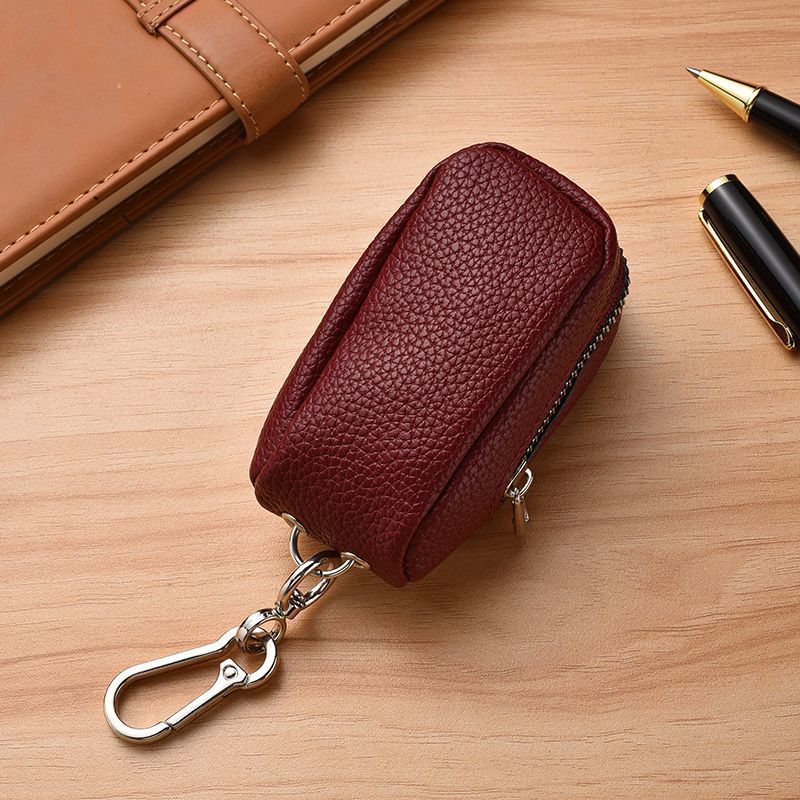 Compact Leather Keychain Pouch Kalsten