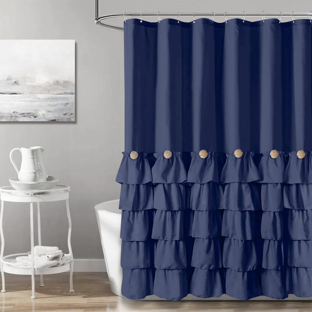 Ruffled Shower Curtain Kalsten
