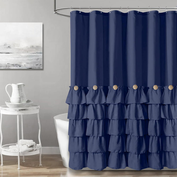 Ruffled Shower Curtain Kalsten