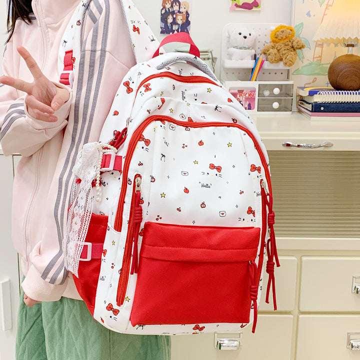 Leisure backpack with charming design and practical compartments Kalsten