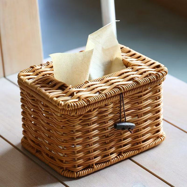 Handcrafted Wicker Storage Box Kalsten
