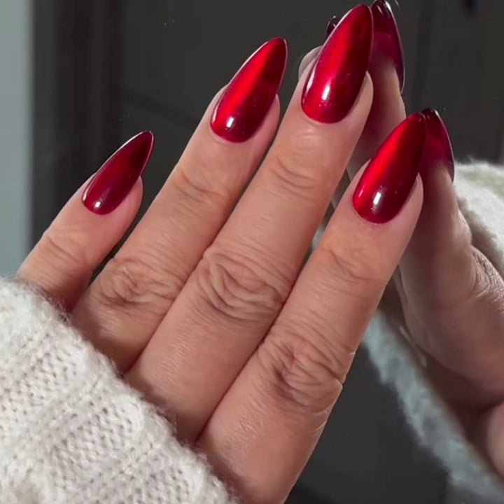 Artificial Nail Set with Shiny Effect Kalsten