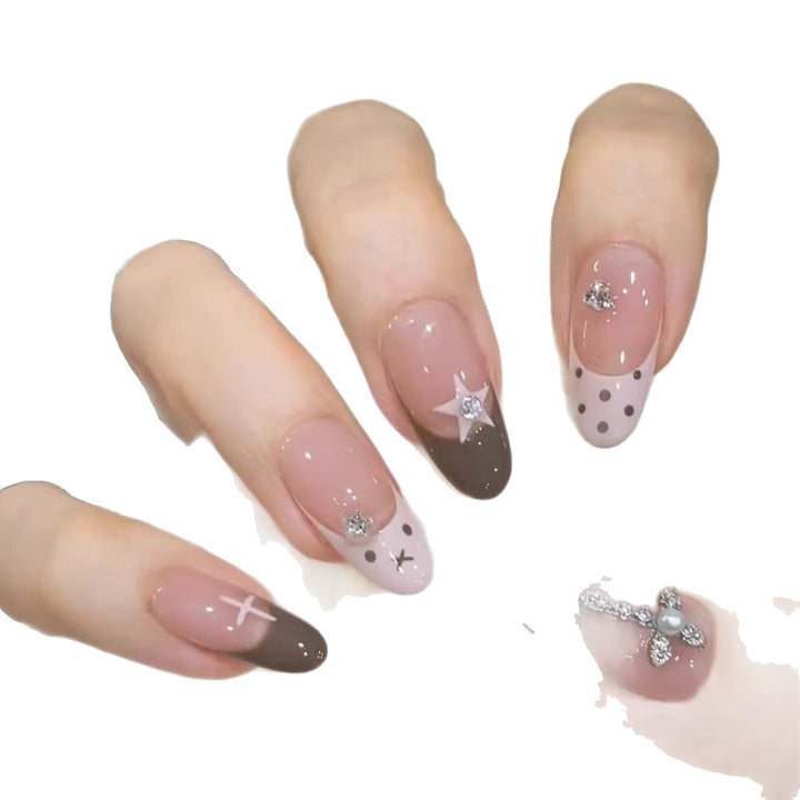 Premium Glossy Cashmere Nail Set Kalsten