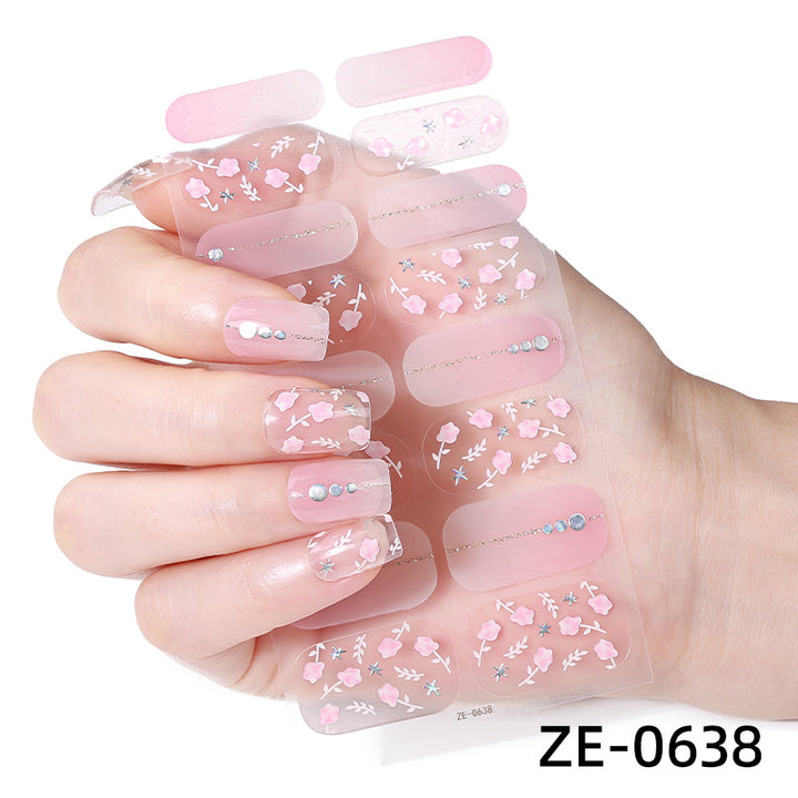 Decorative Glitter Nail Wraps