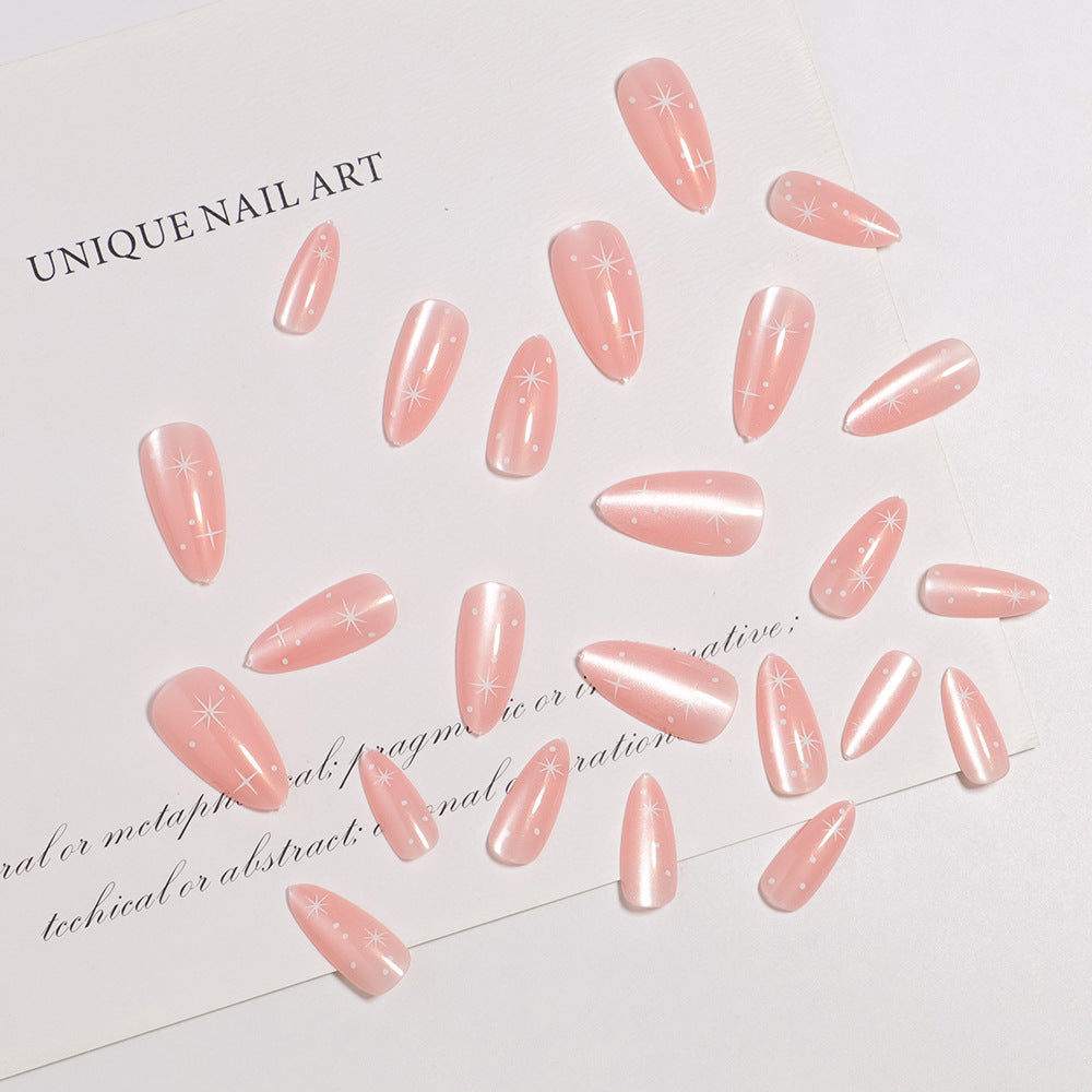 Premium Glittery Long Press-On Nails Kalsten