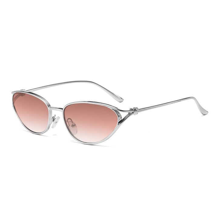 Cat-Eye Sunglasses with Elegant Metallic Accents Kalsten