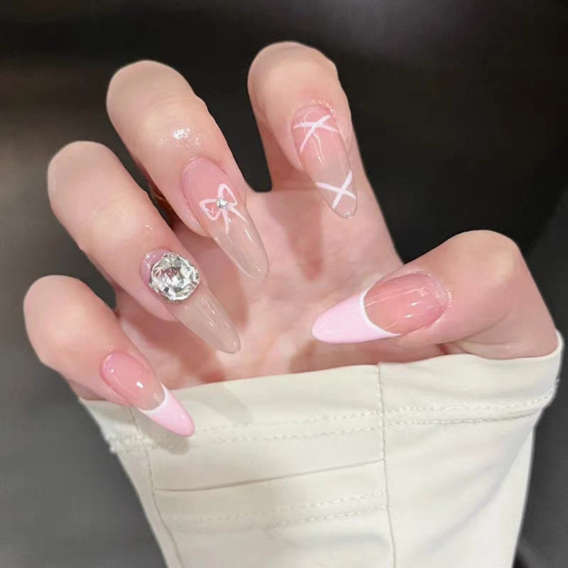 Decorative Character-Themed Press-On Nails with 3D Elements Kalsten