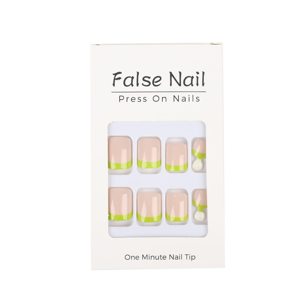Artificial nails set with creative and colorful decorations Kalsten