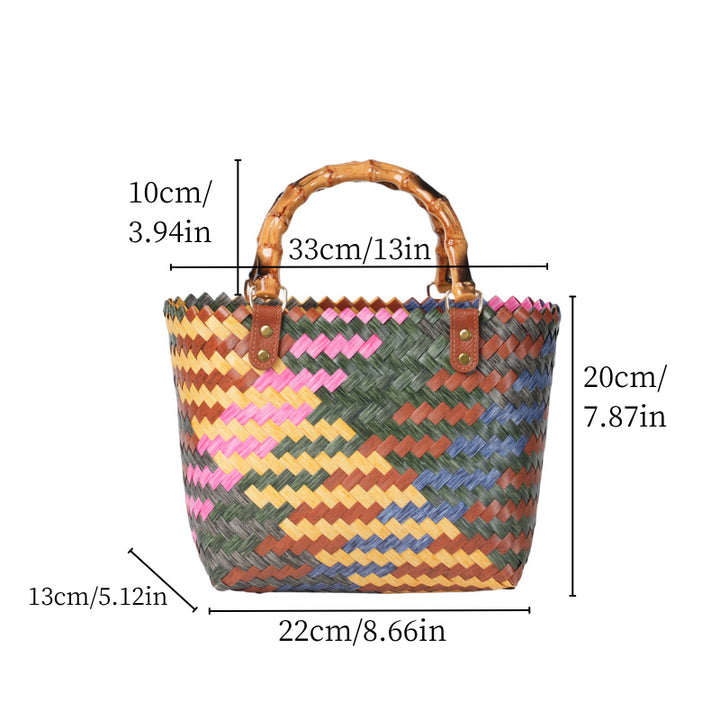 Woven Material Handbag Kalsten