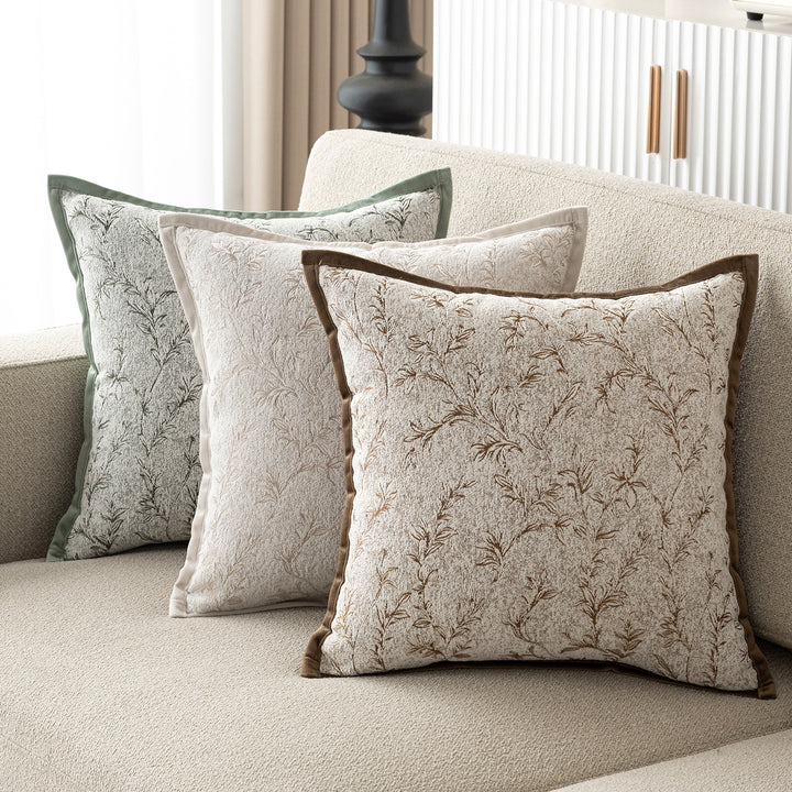 Decorative Embroidered Throw Pillow