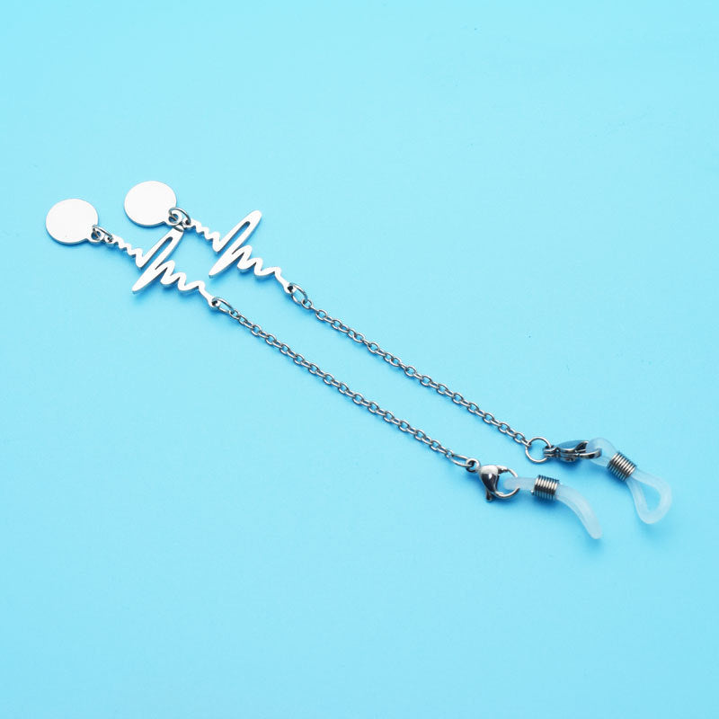 Stylish Heartbeat Design Dangle Earrings Kalsten
