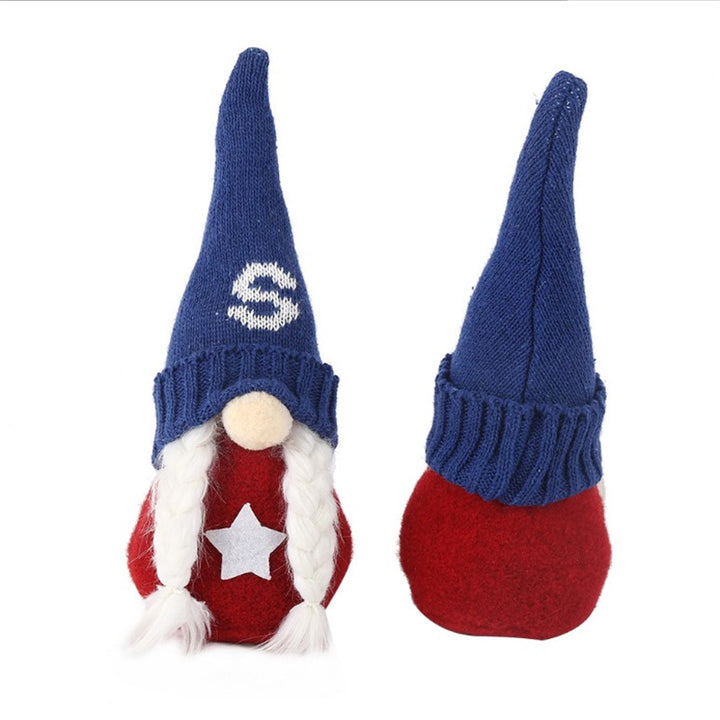 Decorative Patriotic Gnome Figurines Kalsten