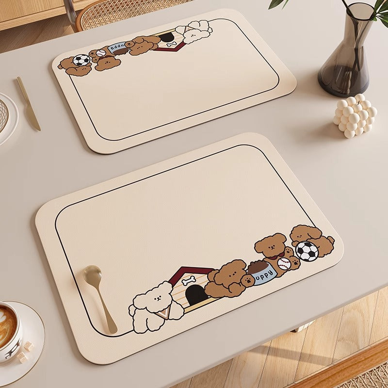 Textured Dining Placemats Kalsten