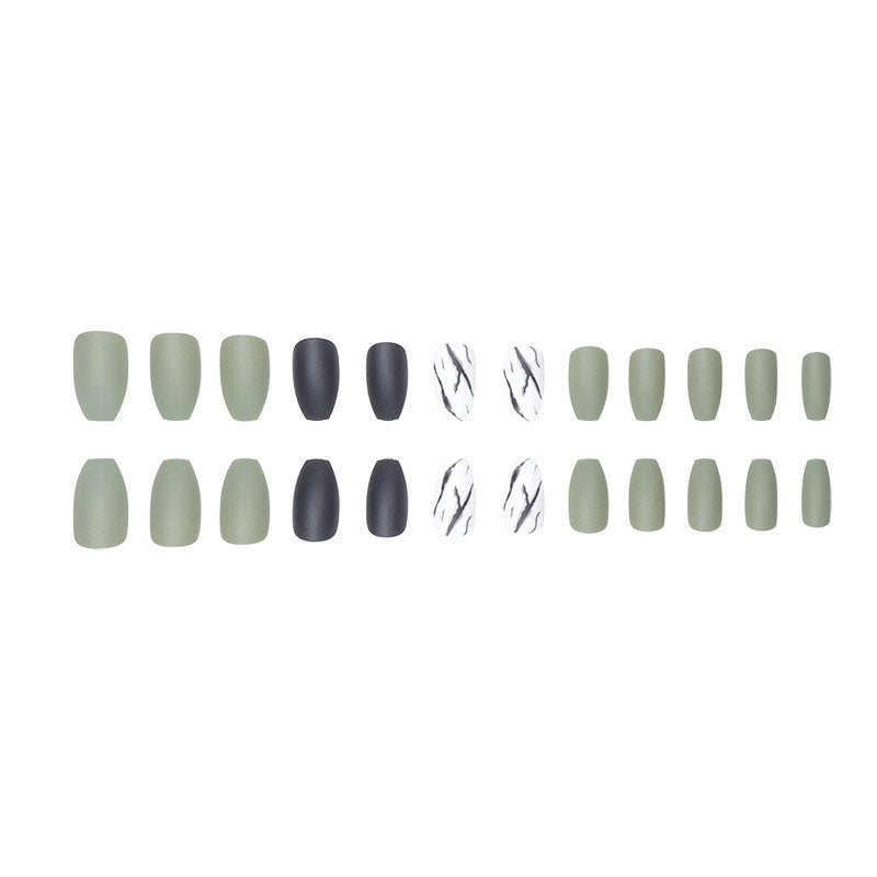 Matte Finish Stiletto Press-On Nails Kalsten