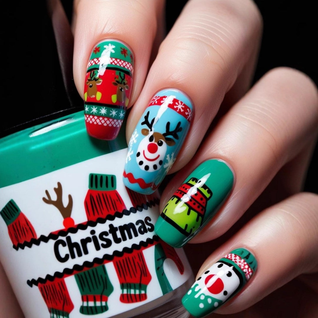 Artificial Nails in Modern Tribal Design Kalsten